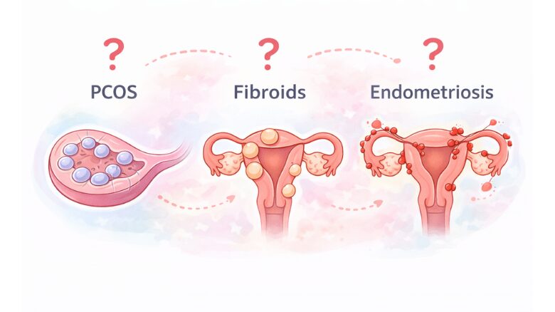 PCOS, Fibroids, and Endometriosis_ Simple Explanations for Complex Conditions